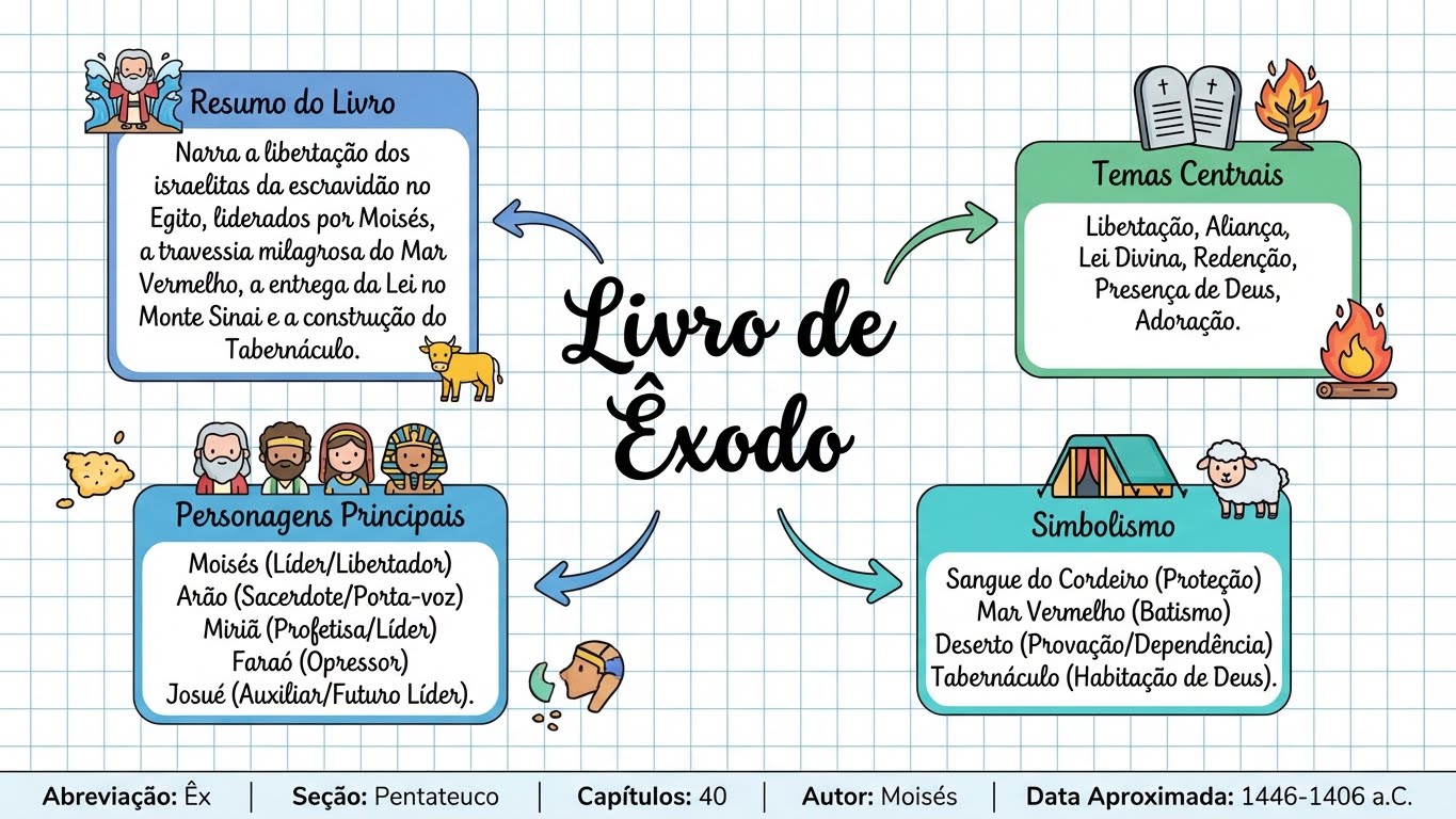 Exemplo de Mapa Mental - Livro de Êxodo
